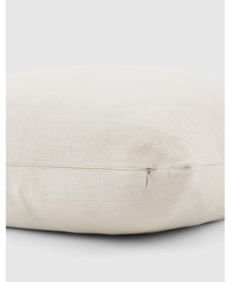 Stone Washed and Distressed Decorative Pillow, 20" x 20"