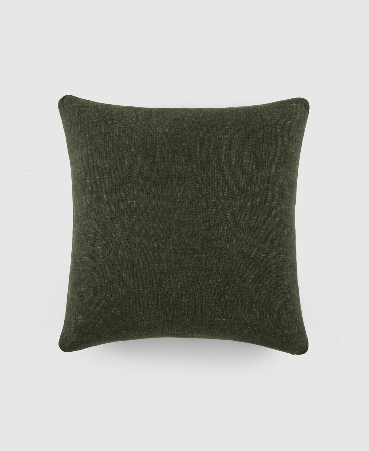 Ienjoy Home Washed And Distressed Decorative Pillow, 20" X 20" In Olive