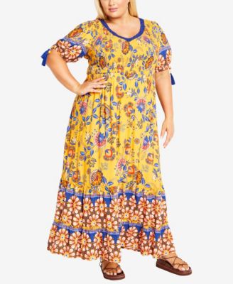 AVENUE Plus Size Eva Maxi Dress Macy s