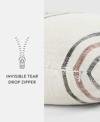 Striped Yarn Dyed Decorative Pillow, 20" x 20"