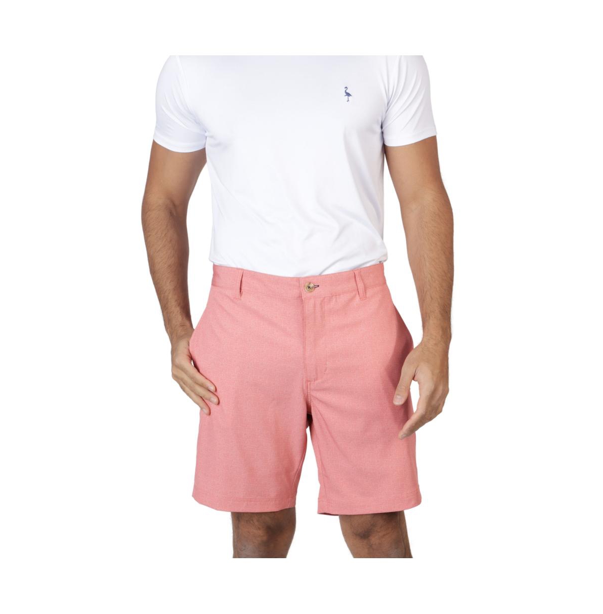 Men's On The Fly Melange Shorts with Contrast Interior - Navy