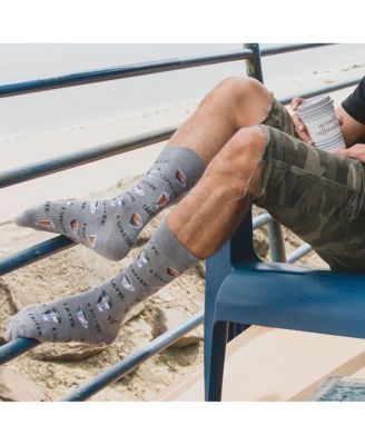 Men's Coffee Time Novelty Crew Socks