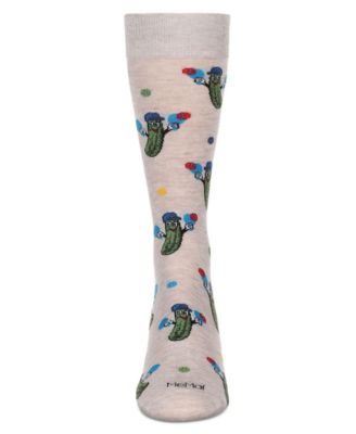 Men's PickleBall Novelty Crew Socks