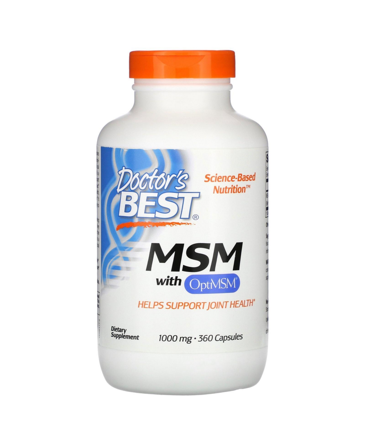 Msm with OptiMSM 1 000 mg - 360 Capsules - Assorted Pre-Pack