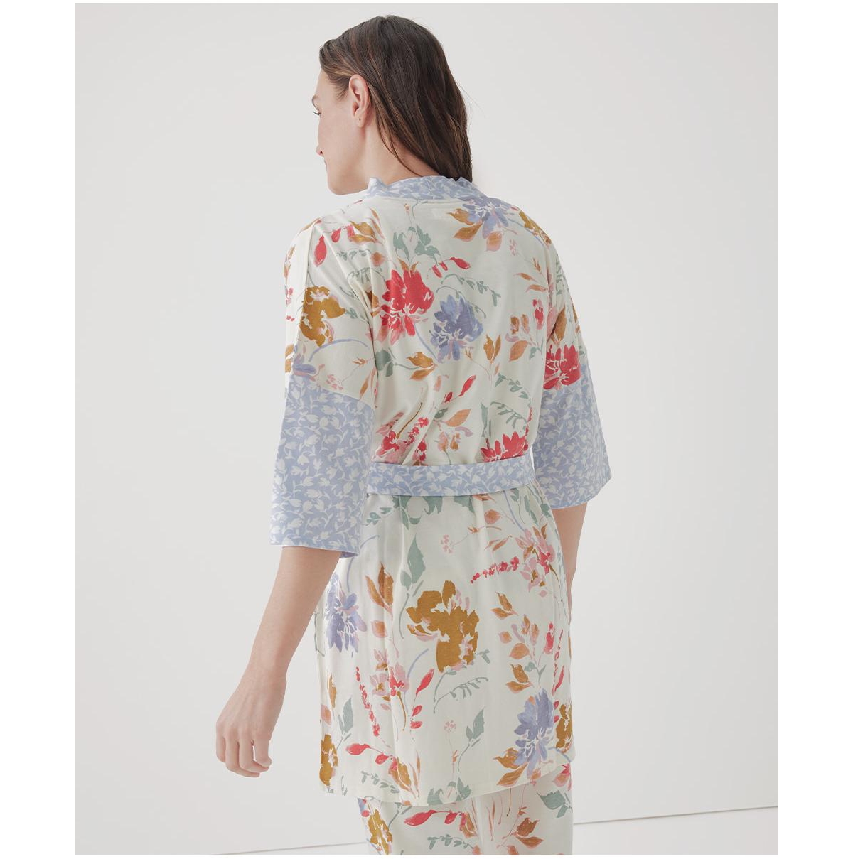 Pact Women's Organic Cotton Staycation Short Robe