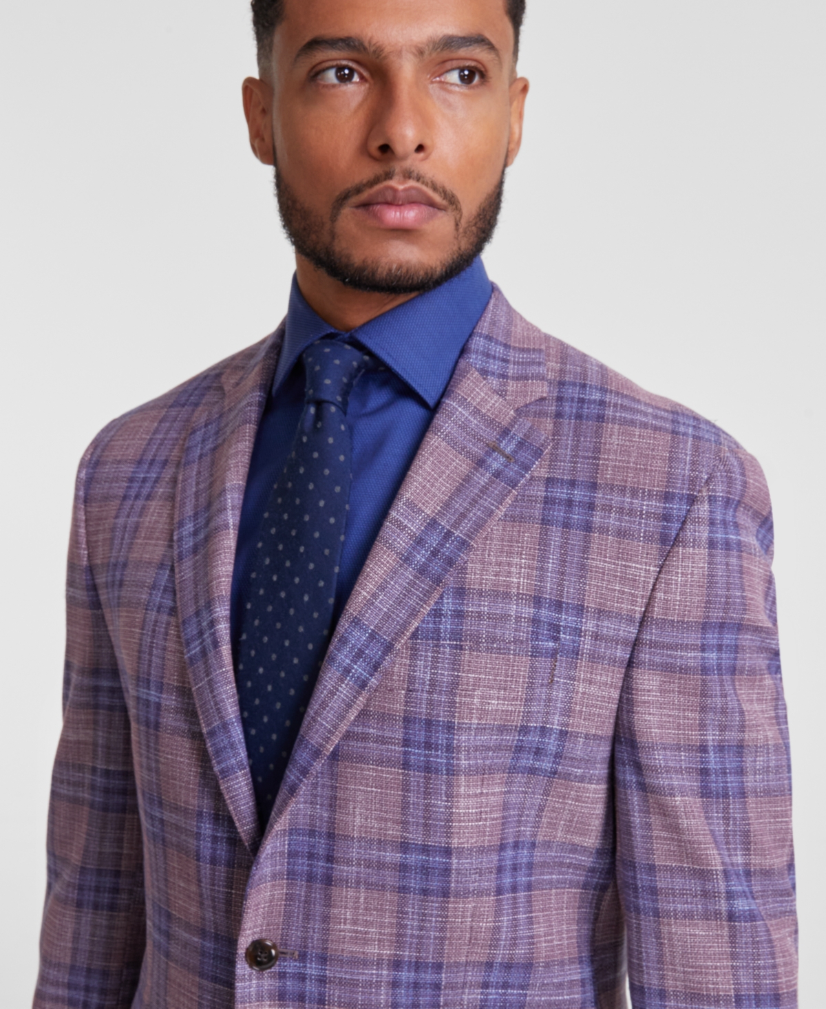 Michael Kors Men's Classic-Fit Transition Sport Coat -blue