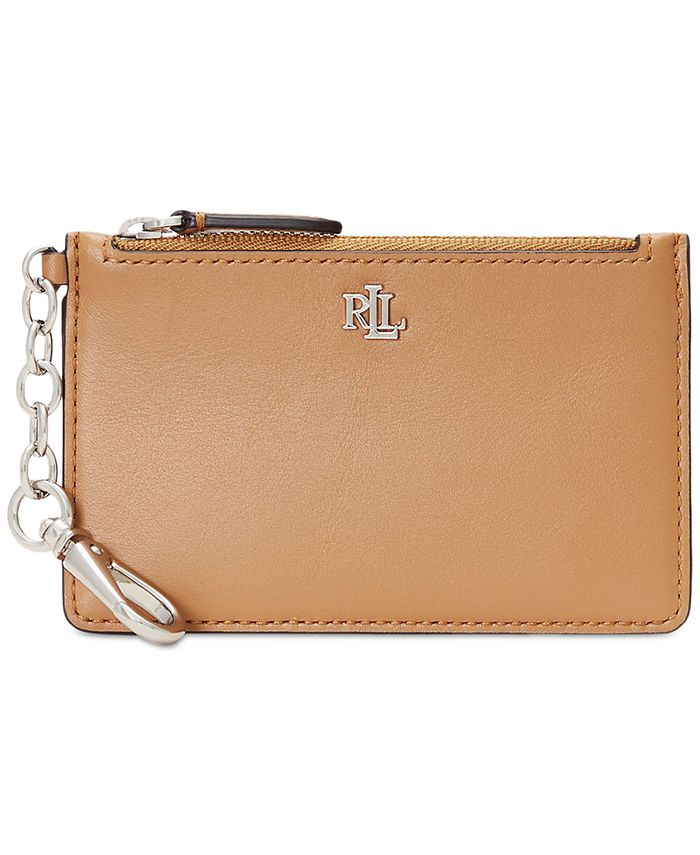 Lauren Ralph Lauren Leather Zip Card Case Macy's