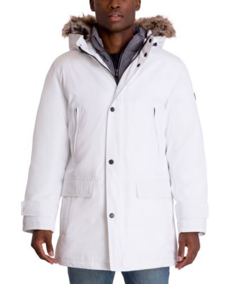Men's Hooded Bib Snorkel Parka Coat, Created for Macy's