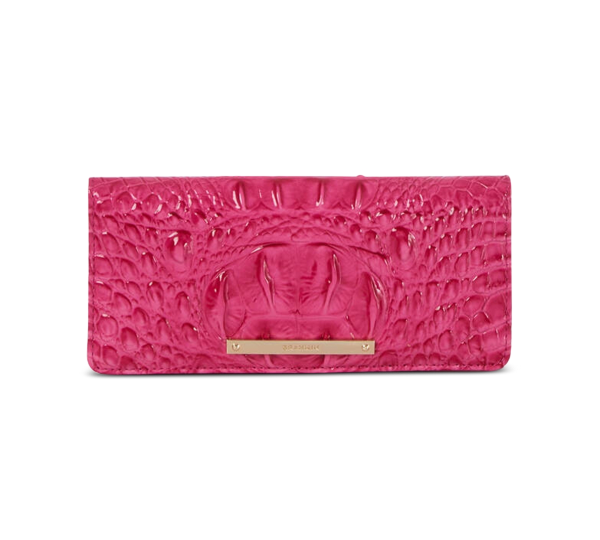 Brahmin Ady Leather Wallet In Pink