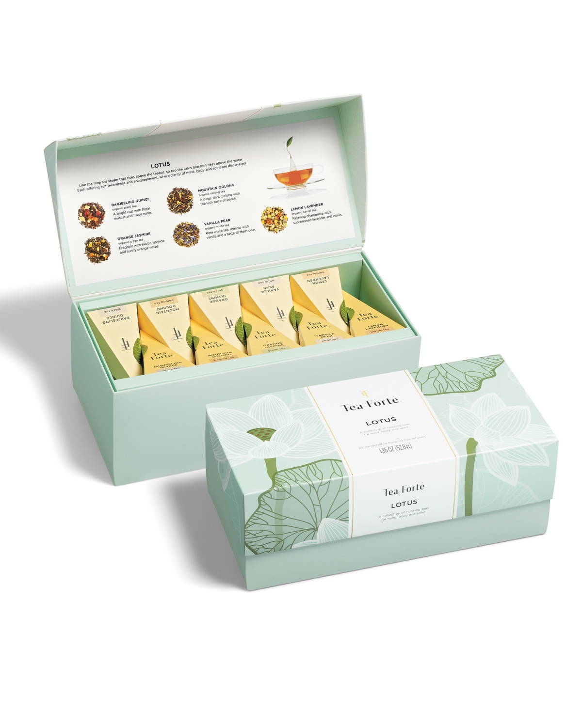 Tea Forte Lotus Tea Bundle, 3 Piece In No Color