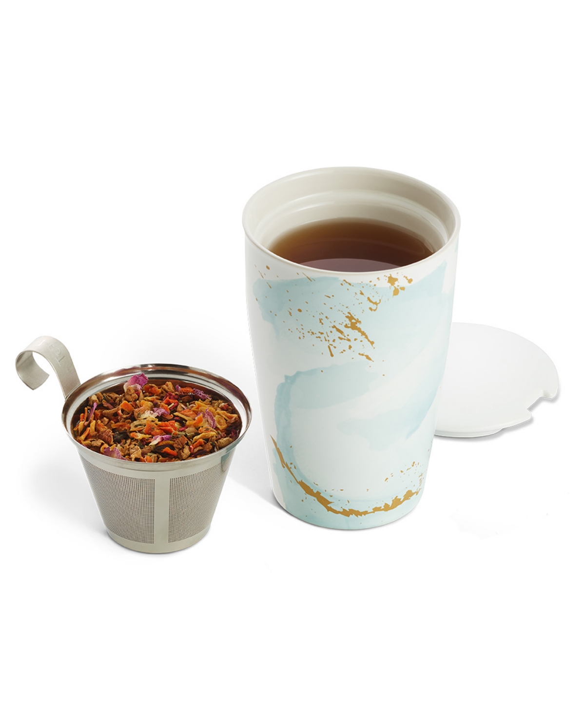 Tea Forte Wellbeing Spa Tea Bundle, 3 Piece In No Color