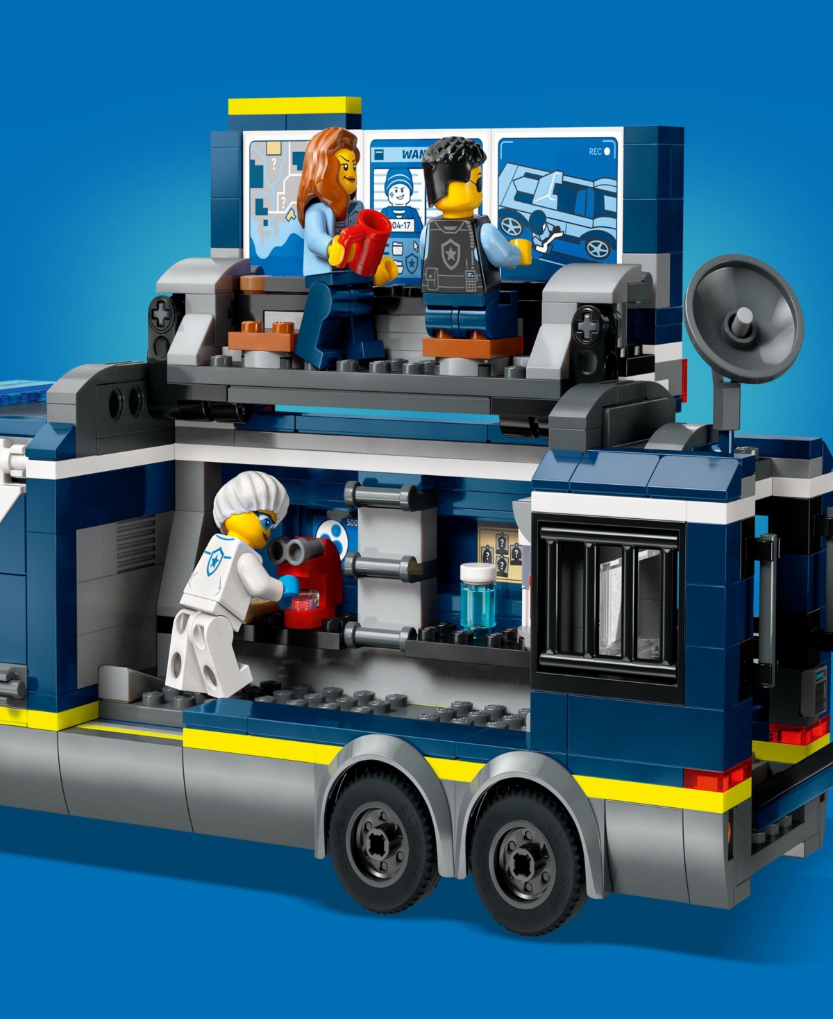 Shop Lego City Police Mobile Crime Lab Truck Toy 60418, 674 Pieces In Multicolor