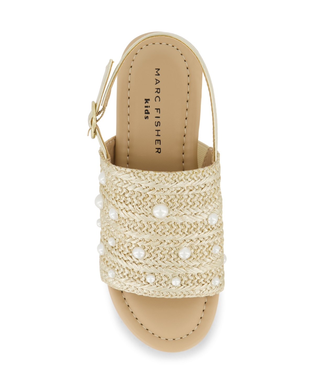 Marc Fisher Little and Big Girls Marren Weave Wedge Sandals