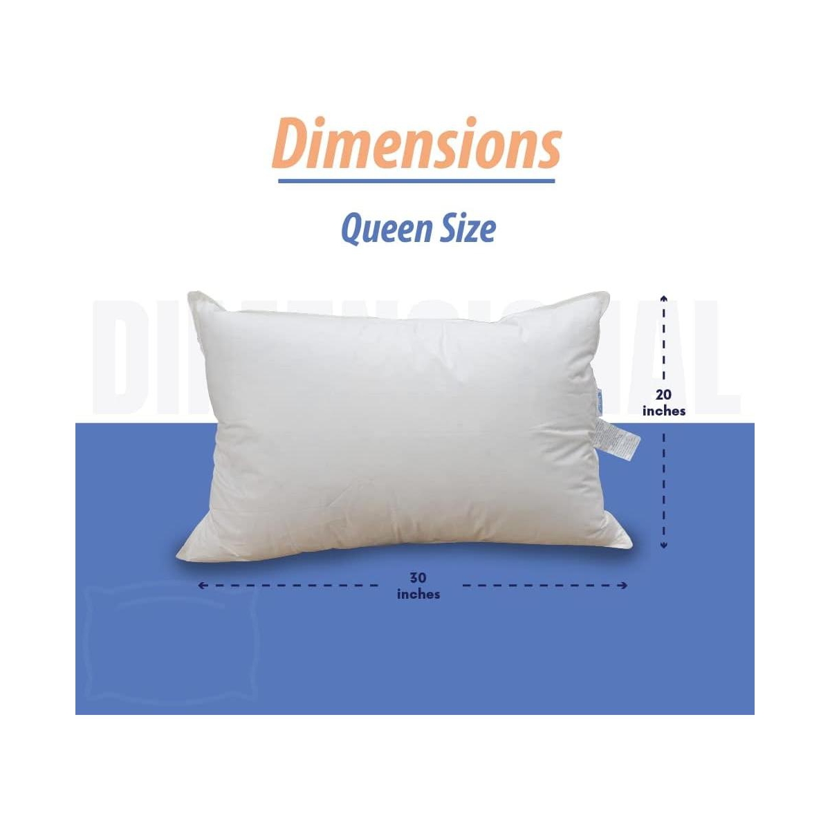 Continental Bedding Down Alternative Pillow for All Sleep Positions