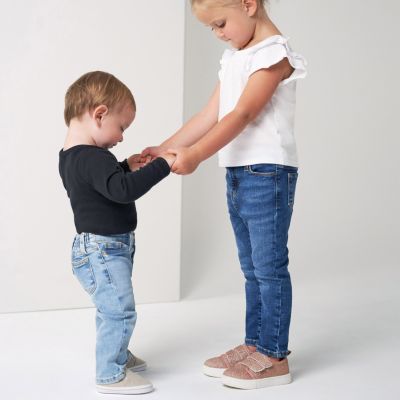 Baby Boys Neutral Straight Fit Jeans