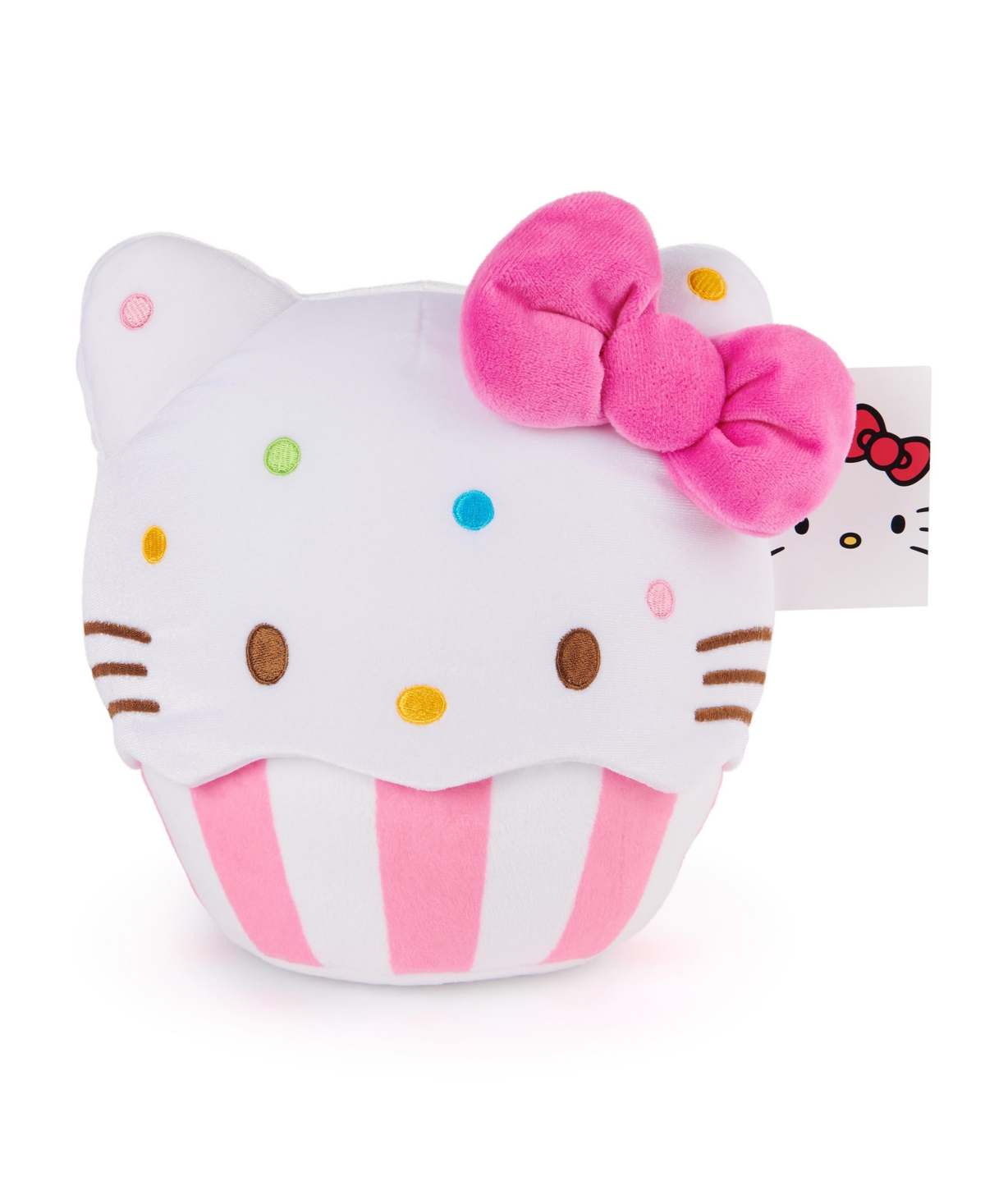 Hello Kitty Gund Sanrio Official  Cupcake Plush, Stuffed Animal, For Ages 3 And Up, 9" In Multi-color