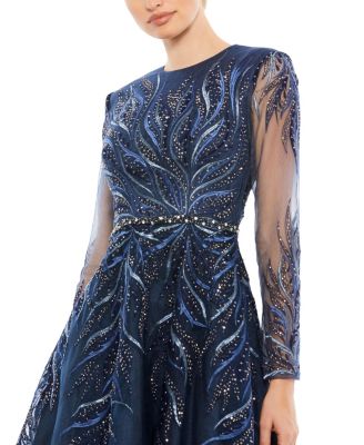 Mac Duggal SALEアシンメトリーネック美スタイルカクテルドレス Cocktail and Party Dresses - Mac Duggal