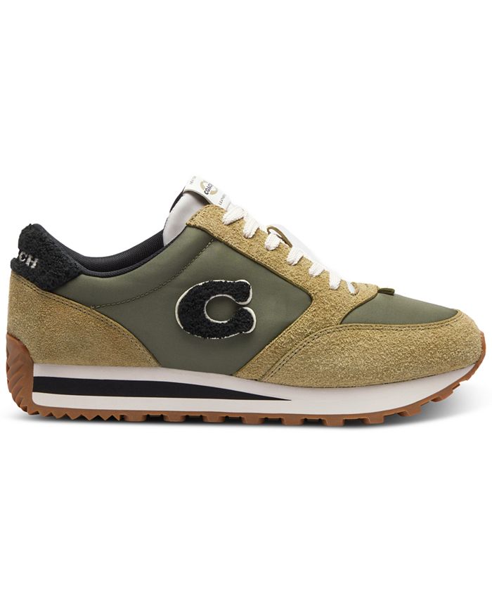COACH Men's Runner Hairy Suede Sneakers - Macy's