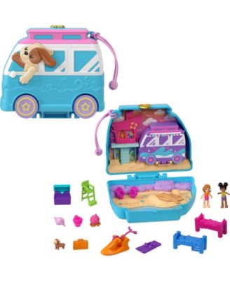 Dolls and Playset, Travel Toys, Seaside Puppy Ride Compact