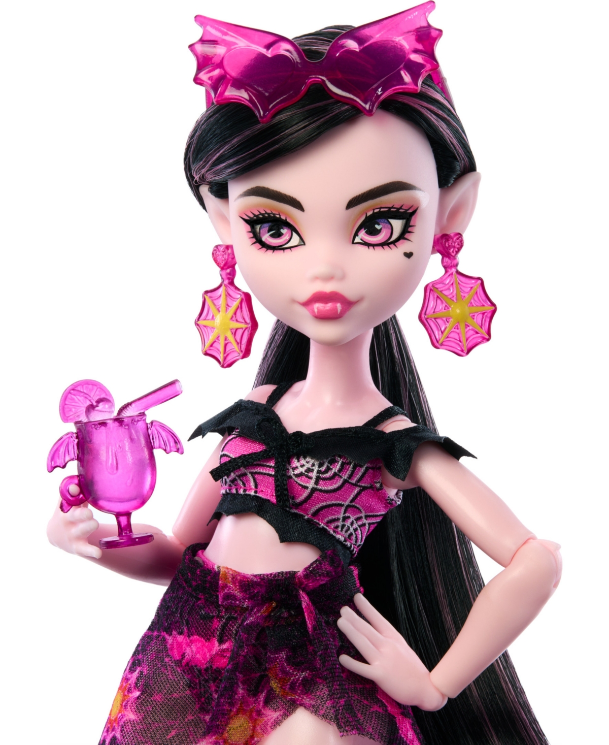 Shop Monster High Scare-adise Island Draculaura Fashion Doll With Swimsuit Accessories In No Color