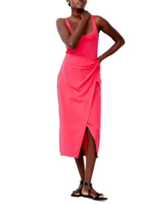 French Connection - Women's Zena Jersey Sleeveless Wrap Dress