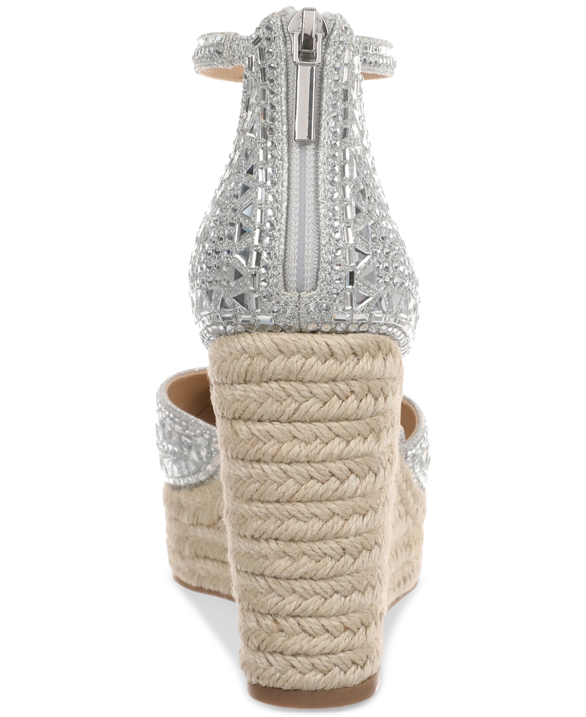 Shop Thalia Sodi Women's Mika Embellished Espadrille Wedge Sandals In Gold