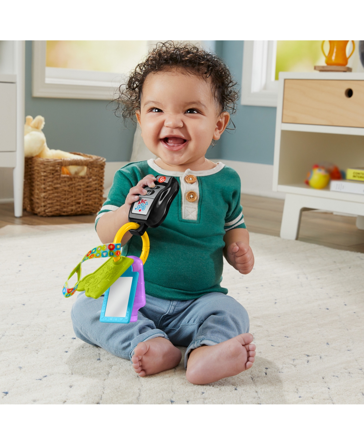 Fisher Price Play And Go Activity Keys Baby And Toddler Musical Learning Toy In Multi-color