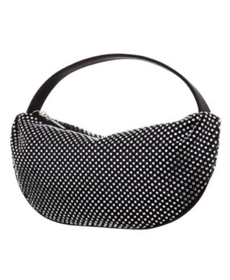 Half Moon Crystal Netting Bag