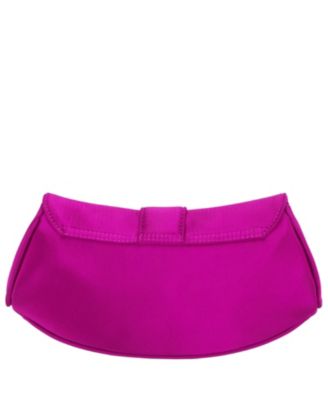 Crystal Heart Adorned Clutch Handbag