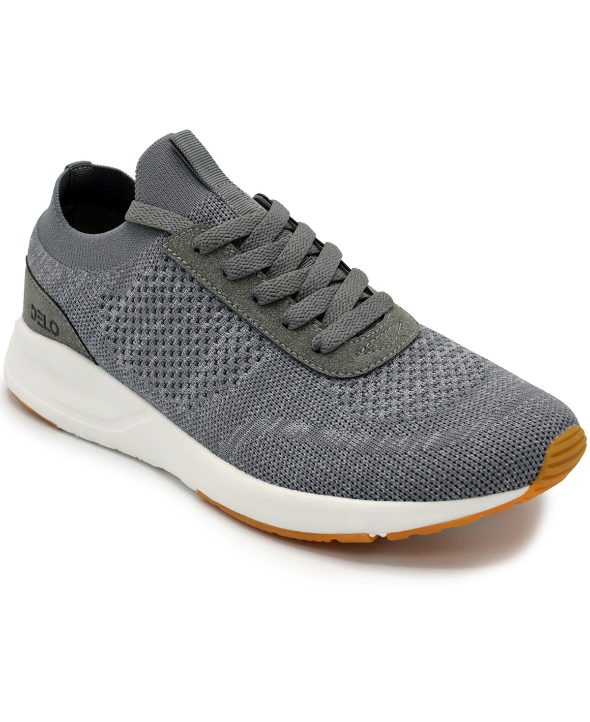 Shop Delo Go Green Men's Comfort Run Sneakers In Gray