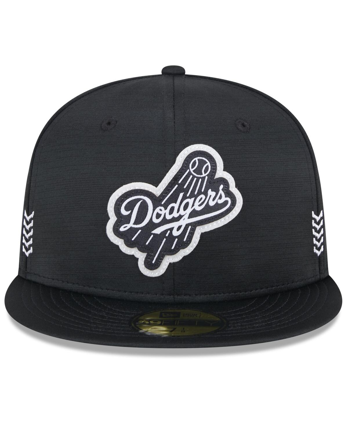 New Era Black Los Angeles Dodgers 2024 Clubhouse 59fifty Fitted Hat
