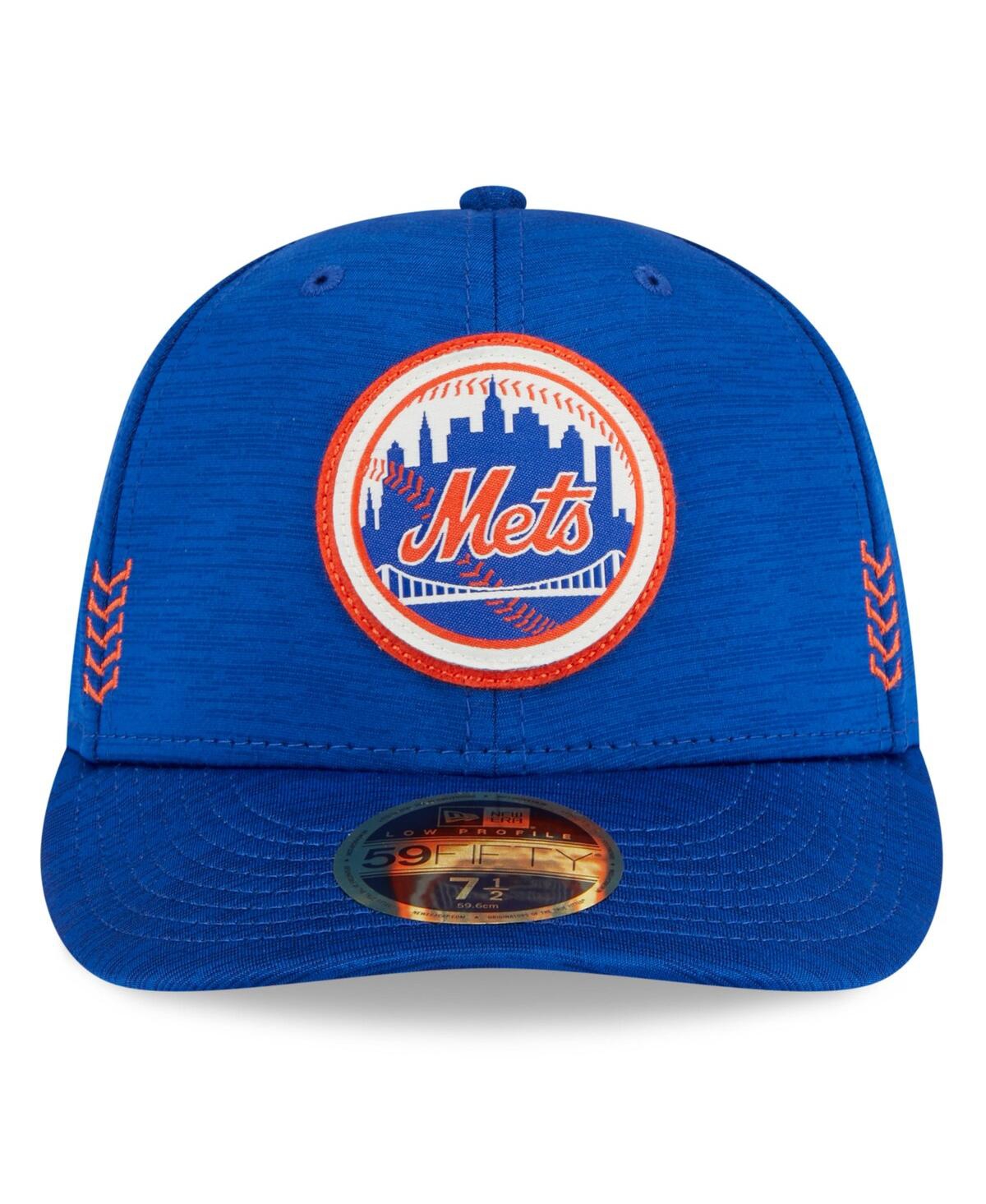 Shop New Era Men's  Royal New York Mets 2024 Clubhouse Low Profile 59fifty Fitted Hat