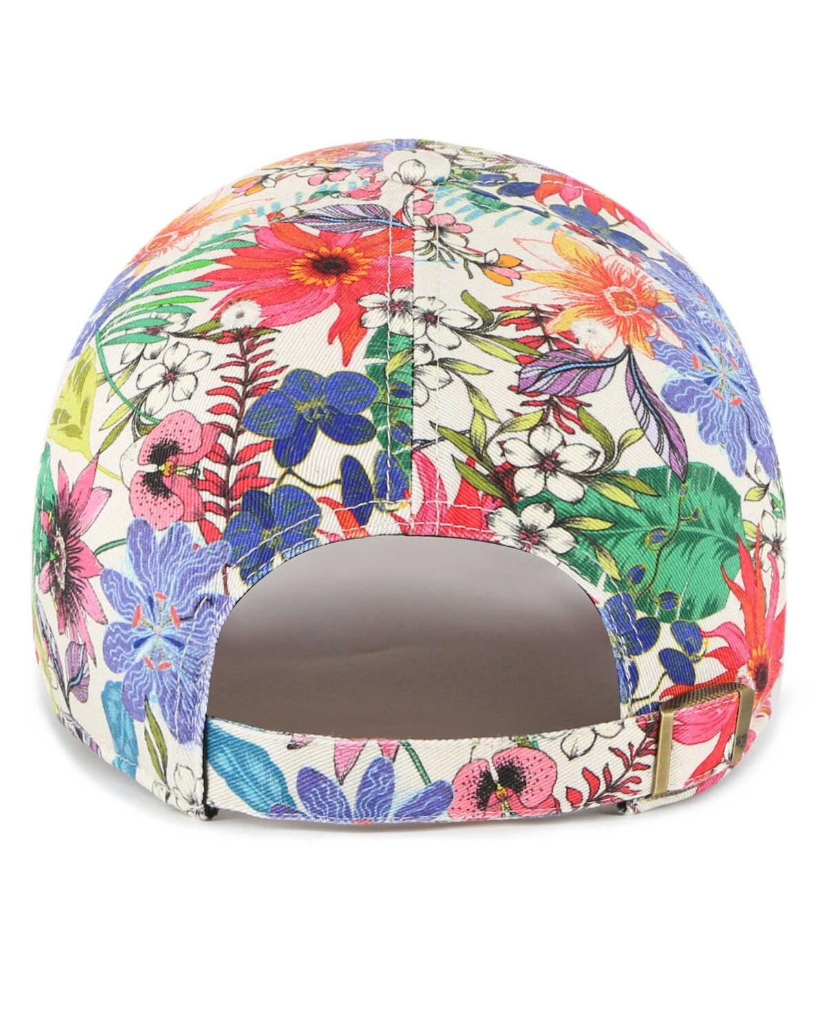 Shop 47 Brand Women's ' Natural Las Vegas Raiders Pollinator Clean Up Adjustable Hat