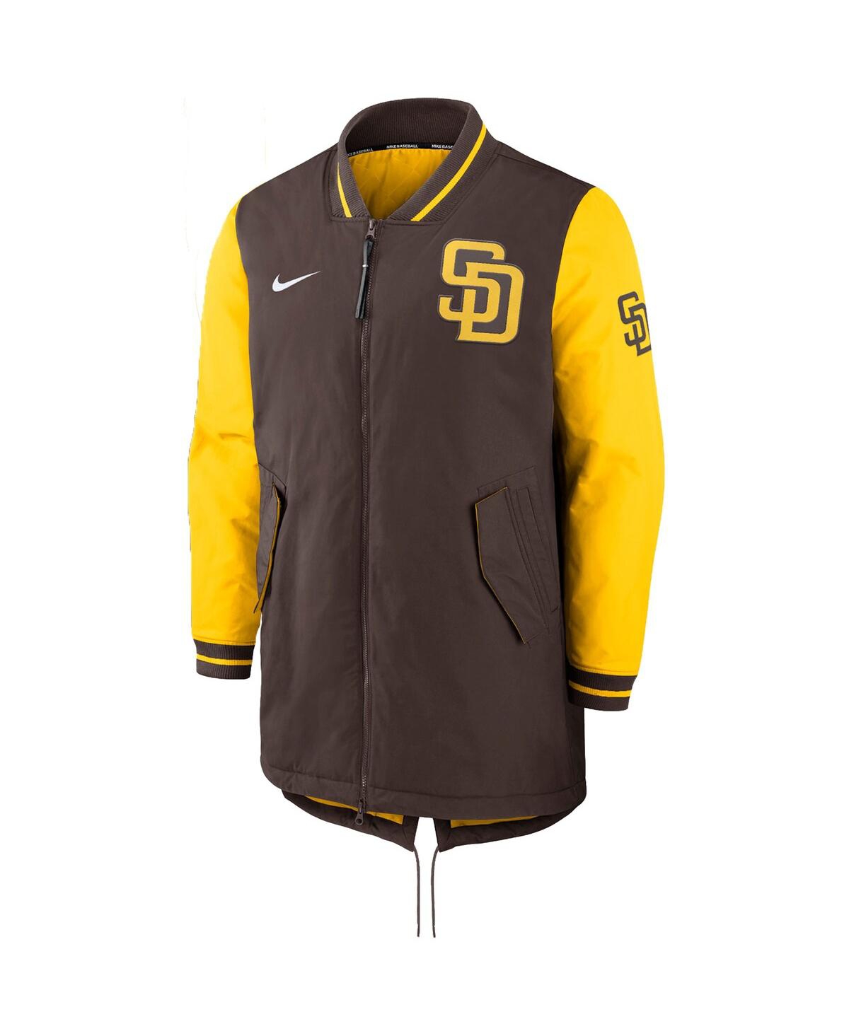 Shop Nike Men's  Brown San Diego Padres City Connect Dugout Full-zip Jacket