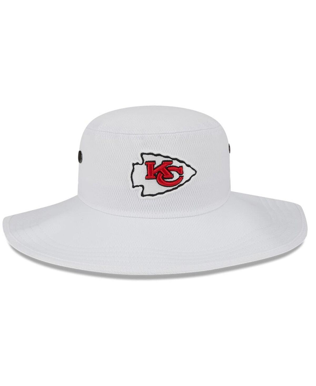 New Era White Kansas City Chiefs 2023 Nfl Training Camp Panama Bucket Hat In White