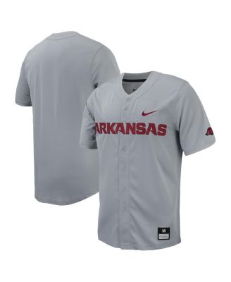 Men's Arkansas Razorbacks Replica Full-Button Baseball Jersey