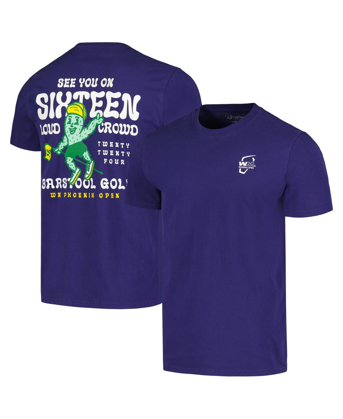 Shop Barstool Golf Men's  Navy Wm Phoenix Open See You On Sixteen Cactus T-shirt