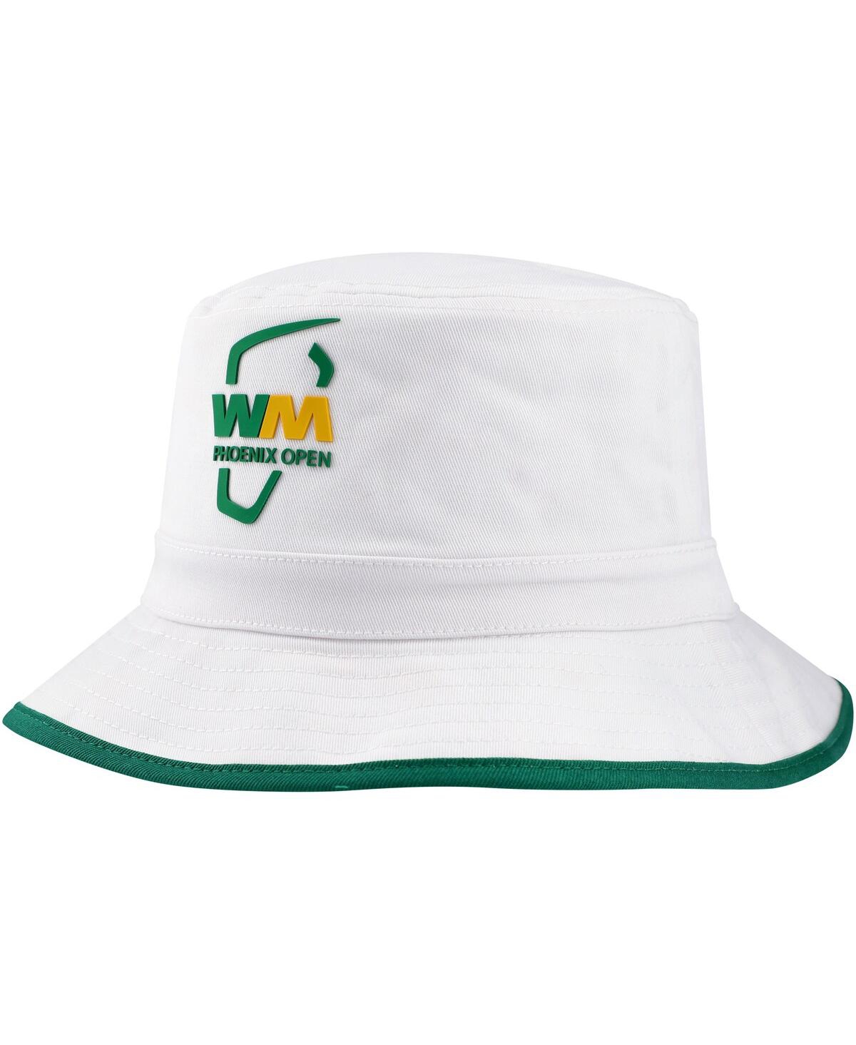 Men's Barstool Golf White Wm Phoenix Open Reversible Bucket Hat - White