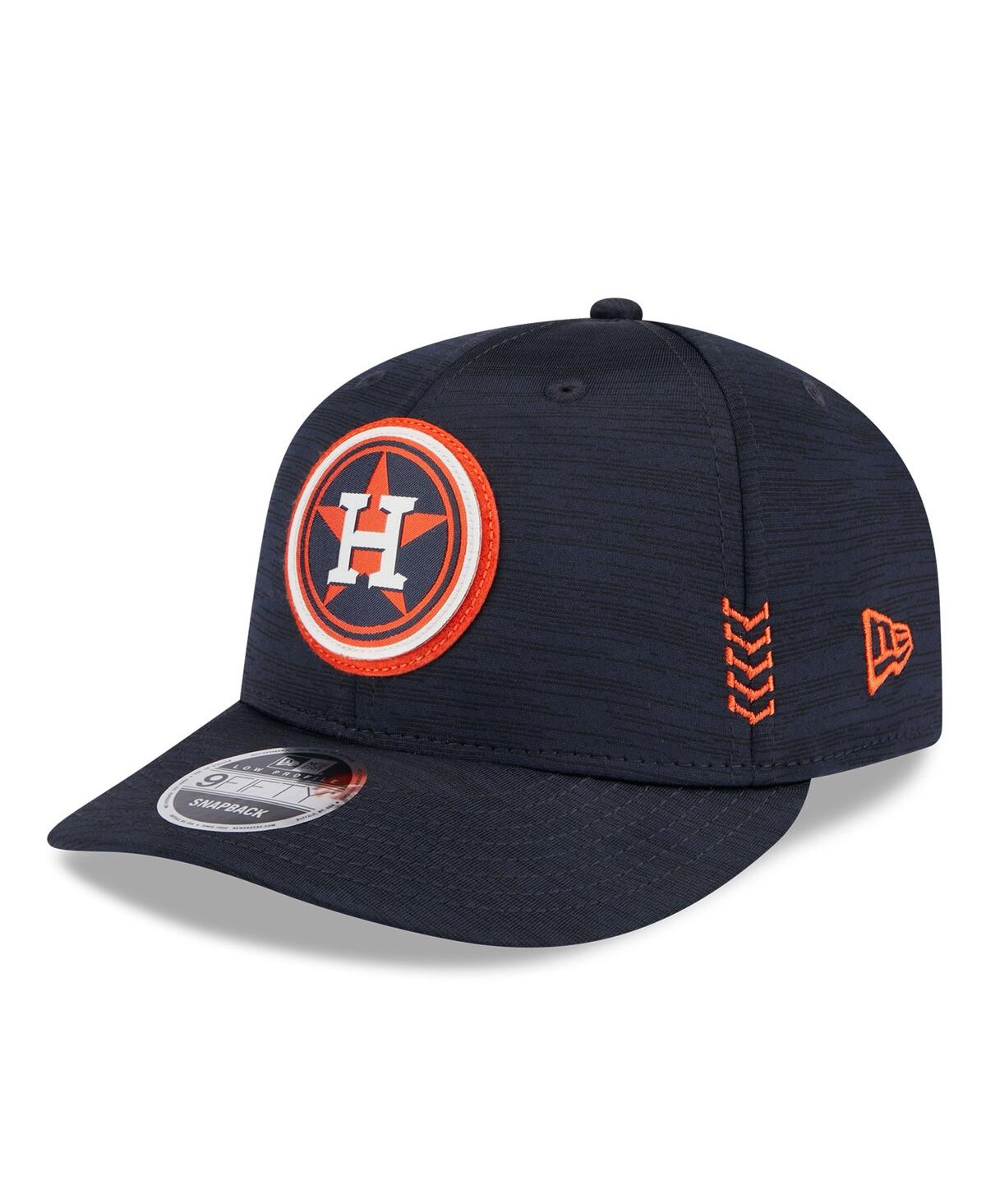 New Era Navy Houston Astros 2024 Clubhouse Low Profile 59fifty Snapback Hat In Navy