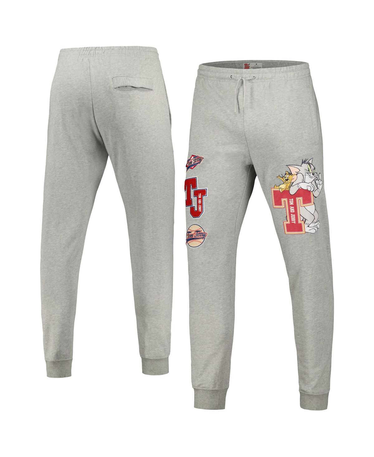 Shop Freeze Max Men's  Heather Gray Tom And Jerry University Jogger Pants