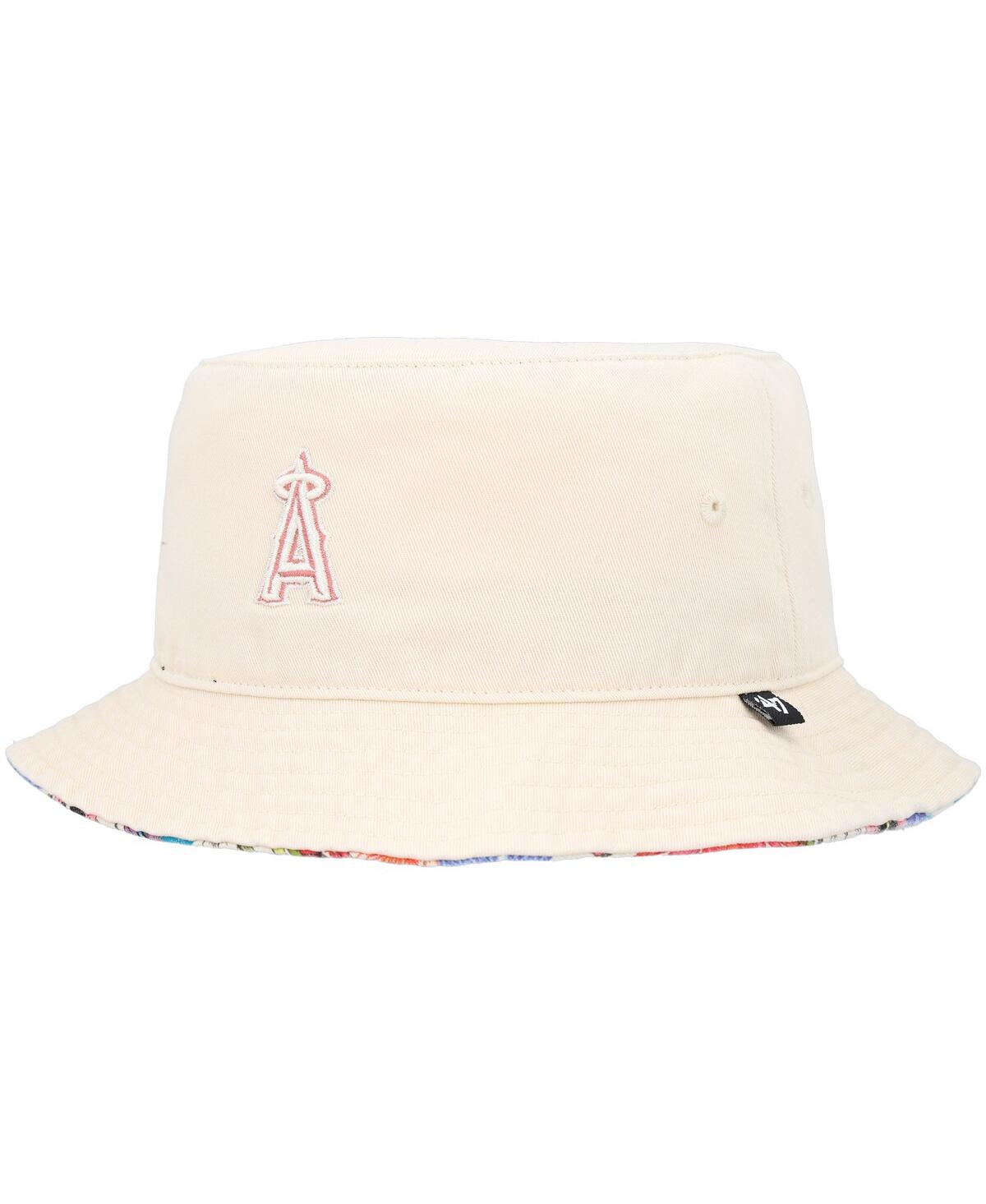Shop 47 Brand Women's ' Natural Los Angeles Angels Pollinator Bucket Hat