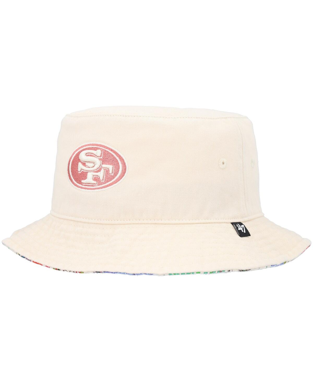 Shop 47 Brand Women's ' Natural San Francisco 49ers Pollinator Bucket Hat