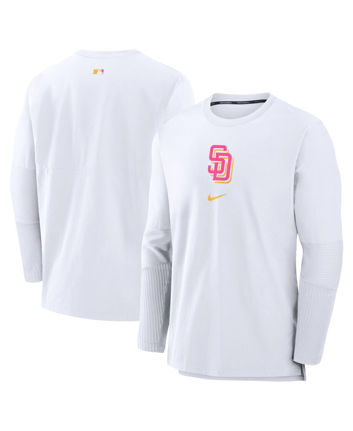 Shop Nike Men's  White San Diego Padres Authentic Collection City Connect Player Tri-blend Performance Pul