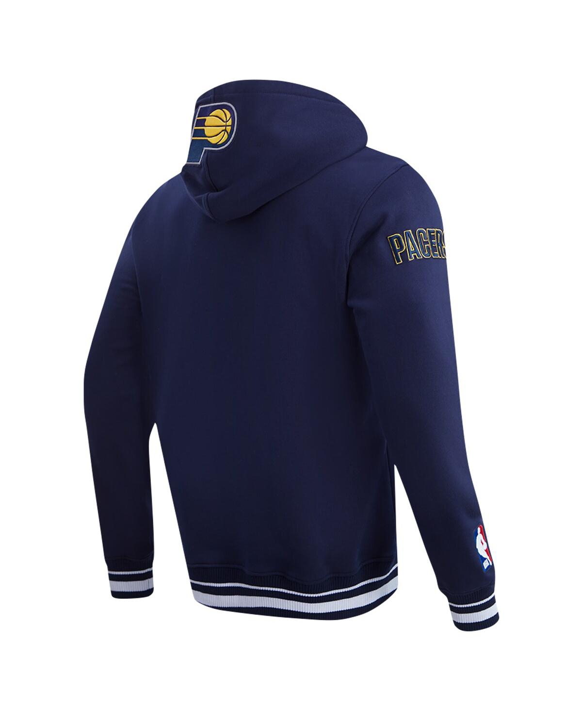 Shop Pro Standard Men's  Navy Indiana Pacers Script Tail Pullover Hoodie