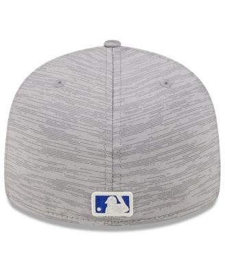Men's Gray New York Mets 2024 Clubhouse Low Profile 59FIFTY Fitted Hat