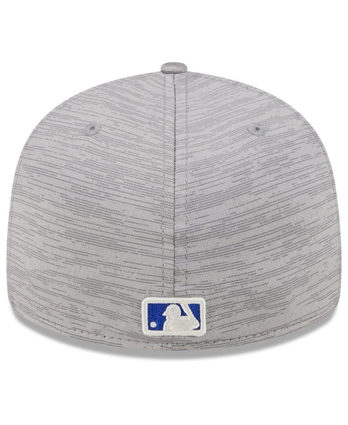 Men's New Era Gray York Mets 2024 Clubhouse Low Profile 59FIFTY Fitted Hat