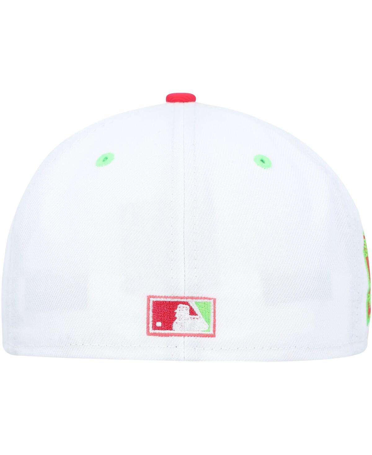 Men's New Era Coral Detroit Tigers 1968 World Series Strawberry Lolli 59FIFTY Fitted Hat - Coral