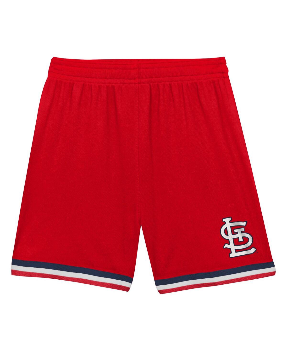 Shop Fanatics Toddler Boys And Girls  Red St. Louis Cardinals Field Ball T-shirt And Shorts Set