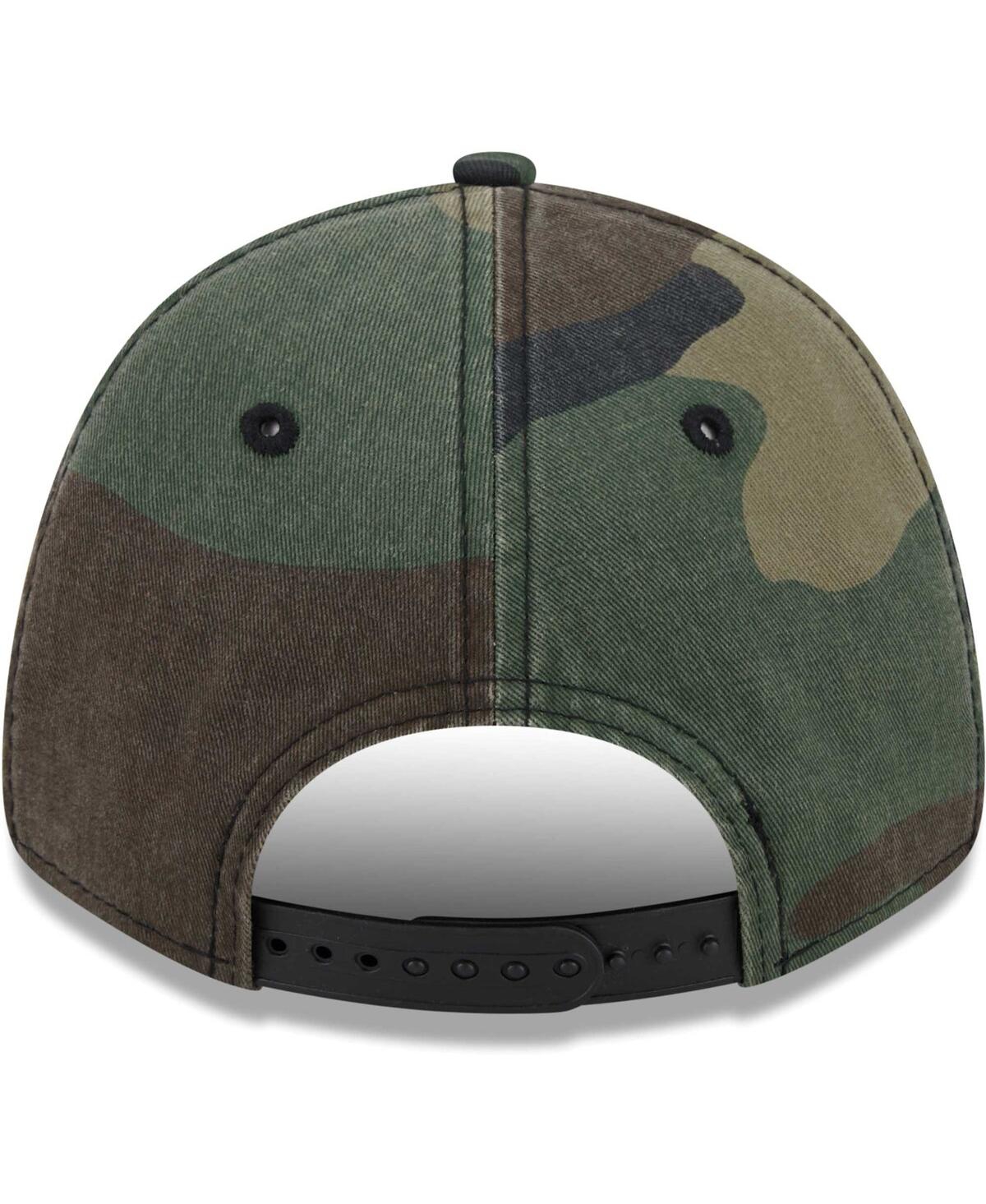 New Era Camo Boston Red Sox Gameday 9forty Adjustable Hat In Camo