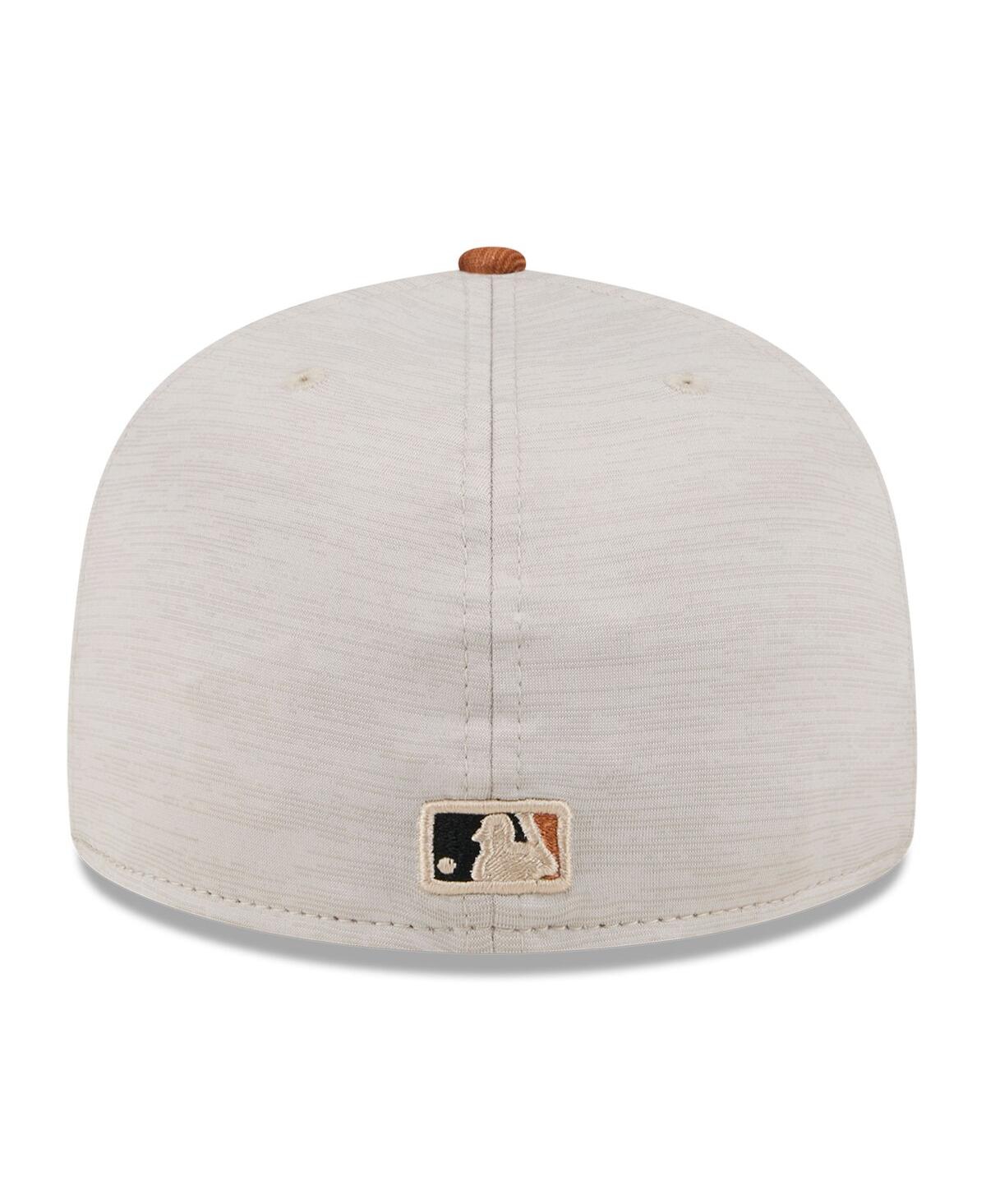 Men's New Era Brown Miami Marlins 2024 Clubhouse 59FIFTY Fitted Hat - Brown